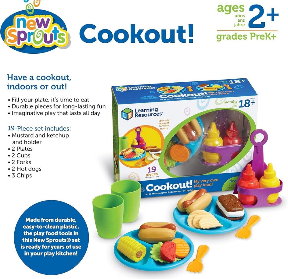 Набор барбекю от Learning Resources New Sprouts Cookout Barbecue Set Харьков - изображение 1