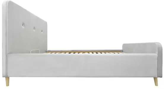 Ліжко Двоспальне Michelle Standart Wood На ніжках 180 х 200 см Monolith 84 Сірий Київ