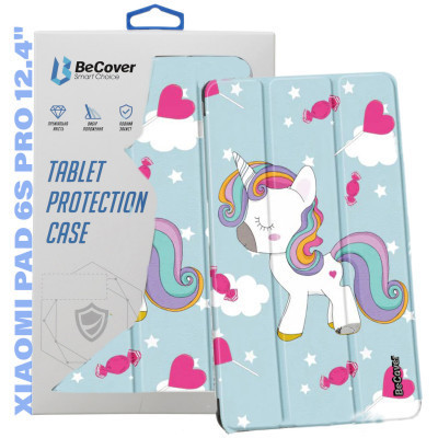 Чехол для планшета BeCover Smart Case Xiaomi Pad 6S Pro 12.4" Unicorn (711089) Винница - изображение 1