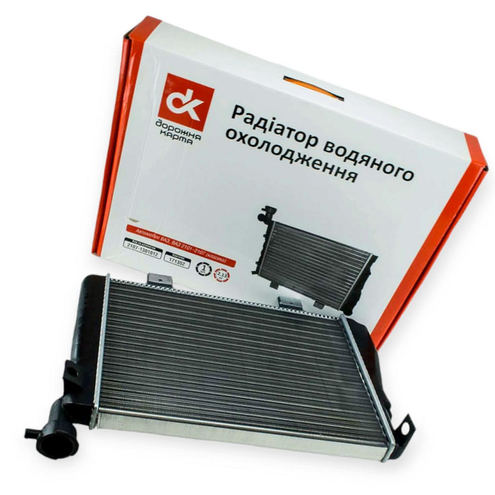 Радіатор двигуна 2104, 2105, 2107 DK охолодження Мукачево - фото 1