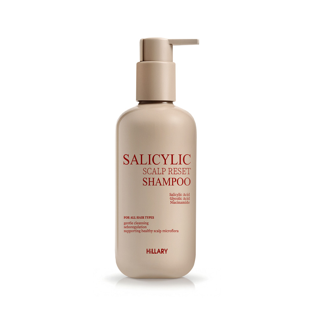 Саліциловий шампунь для відновлення шкіри голови Salicylic Scalp Reset Shampoo Hillary 400 мл Київ - фото 1