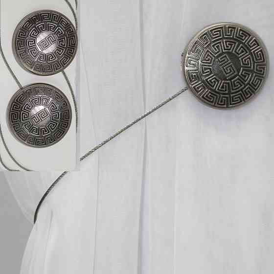 Магніти для штор і гардин (206м) Родос набір 2 шт Бронзовий (81-117А) Київ