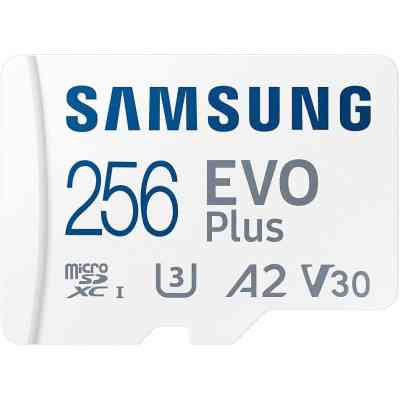 Карта пам&apos;яті Samsung microSDXC 256GB C10 UHS-I R130MB/s Evo Plus + SD (MB-MC256KA/EU) Вінниця