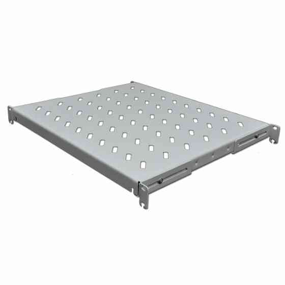 Полиця з чотирма точками кріплення CMS UA-SH4-400G 19" 1U 400 мм сіра Київ