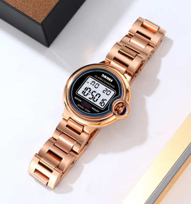 Годинник жіночий наручний Skmei 2285 Рожеве золото Вінниця - фото 6