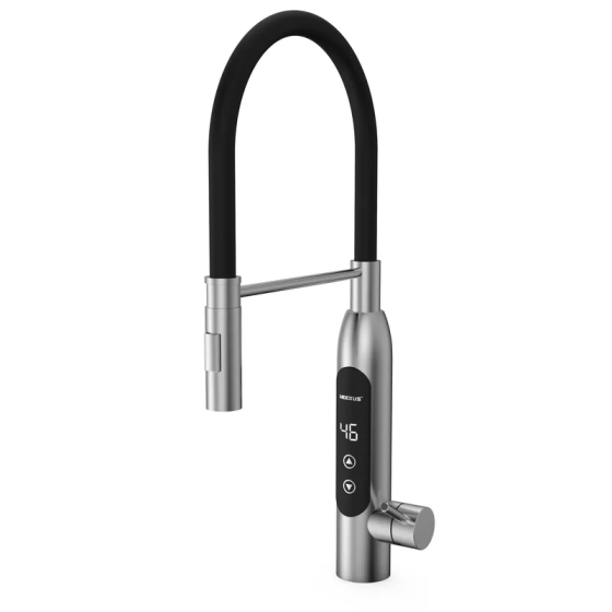 Электрокран Mixxus Electra 570-EF 3,4kW нержавеющая сталь с гибким гусаком и индикатором температуры (MI6641) Черновцы