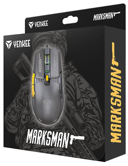 Мышь компьютерная Yenkee YMS 3600BK MARKSMAN Gaming Mouse (7090580) Киев - изображение 7