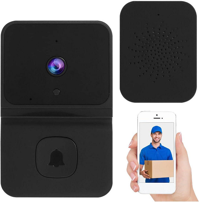 Бездротовий відеодзвінок BT Chou (Wi-Fi): Smart Doorbell з HD-камерою, нічним баченням та двостороннім аудіо Київ - фото 16
