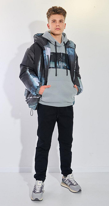 Худі з принтом (164 см) Київ - фото 3