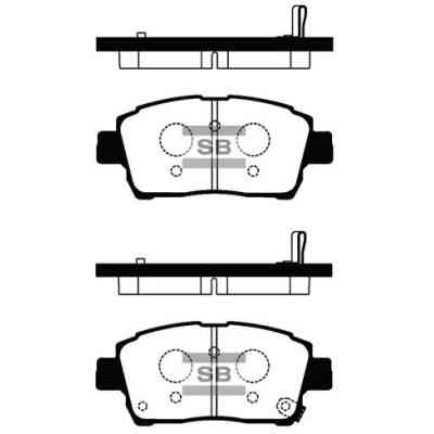 Тормозные колодки HI-Q SP1232 Винница