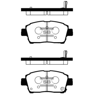 Тормозные колодки HI-Q SP1232 Винница - изображение 1
