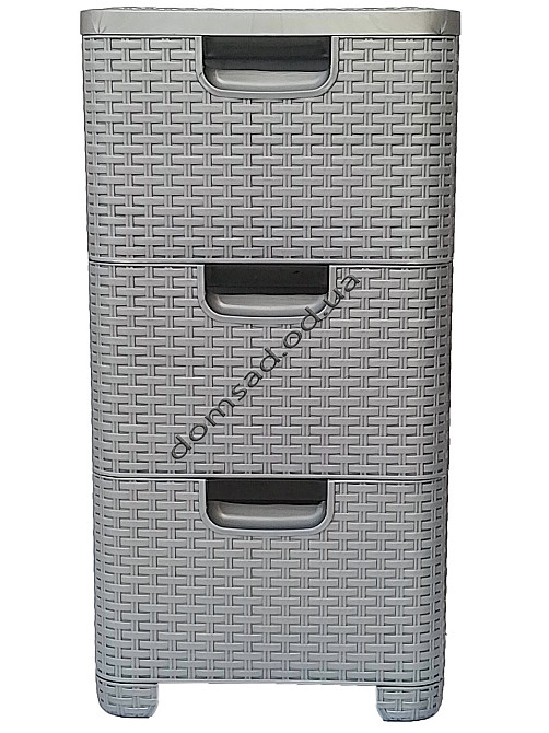 Комод пластиковий "BRILLIANT" 3 ящики 63х38х33 Efe plastics Одеса - фото 11