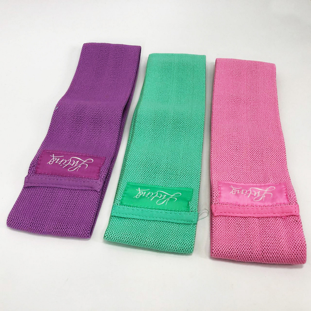 Набор из 5 фитнес-эспандеров LT-003 3 шт, Тренажер для дома на все группы, Эспандер-петля набор 5 шт NA-94 Львов - изображение 1