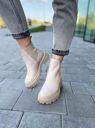 Женские ботинки GREMMY капучино натуральная кожа весна-осень размеры 35-41 (604/1) Коломыя