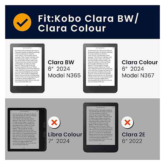 Чохол фліп-кейс kwmobile для Kobo Clara BW/Clara Colour Tolino Shine (5)/Shine Colour зелений еко-шкіра магніт автосон Київ