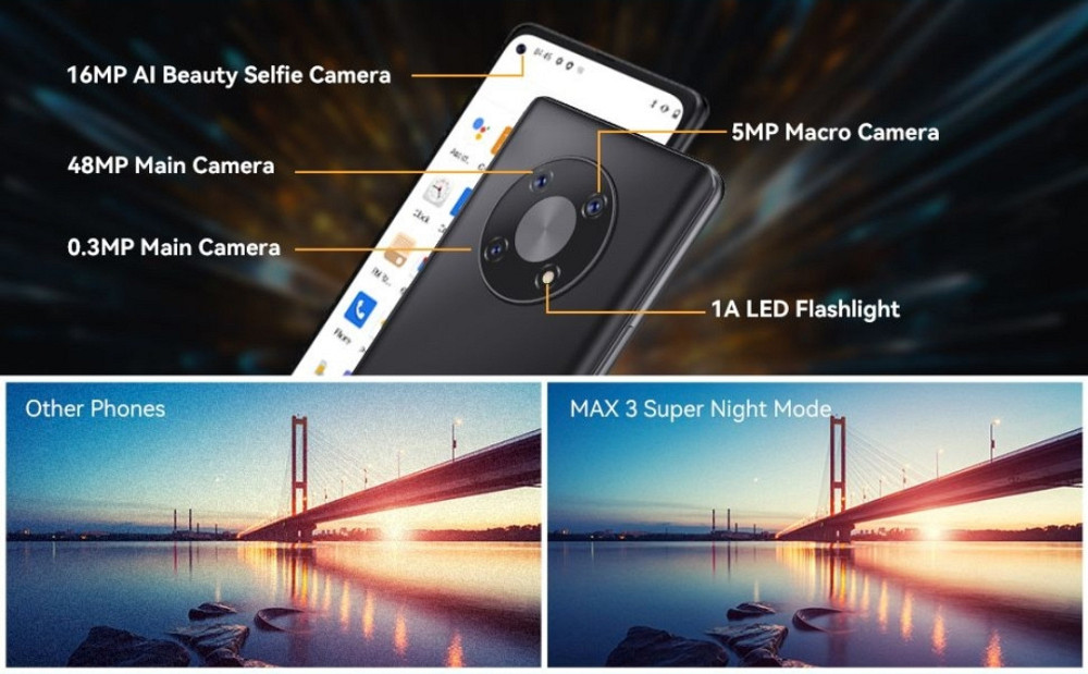 Смартфон: Cubot Max 3 6.95" 4/64Gb. NFC 5000mAh. Київ - фото 8