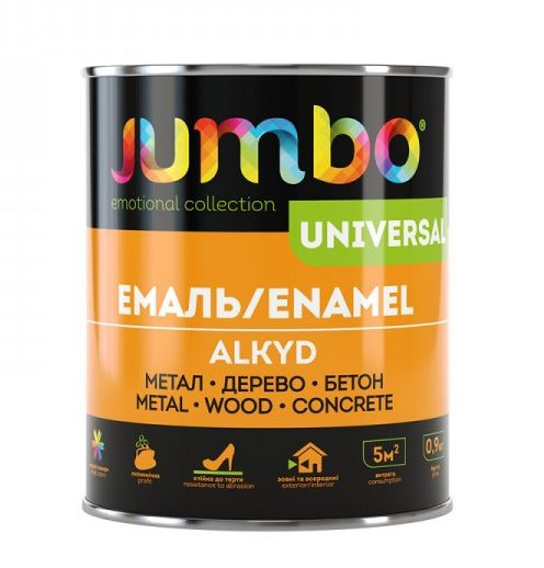 Емаль алкідна JUMBO ПФ-115 універсальна жовто-коричневий 2,6 кг Киев - изображение 1