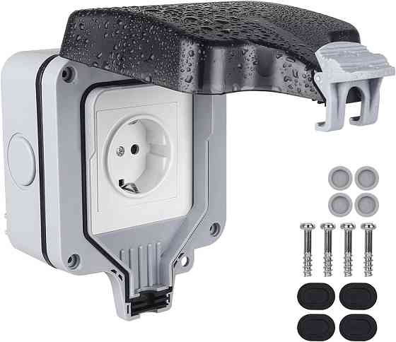 Зовнішня водонепроникна розетка з вимикачем SHYOSUCCE (товар вживаний) Луцк