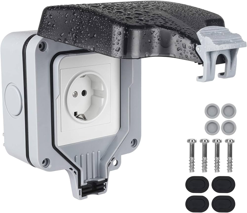 Зовнішня водонепроникна розетка з вимикачем SHYOSUCCE (товар вживаний) Луцк - изображение 1