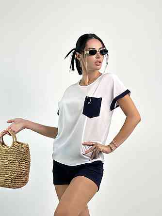 Стильний костюм з шортами "Florence" оптом | Розпродаж моделі Темно-синій, 42 Київ