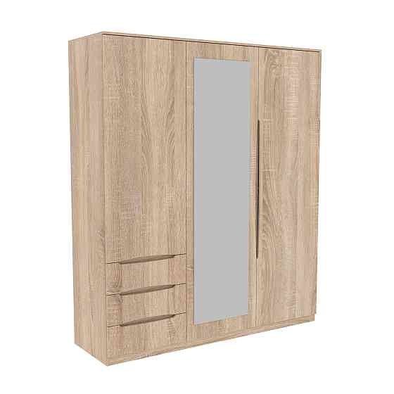 Шкаф Дельта 2, Дуб Сонома, 1800х550х2100 Львов