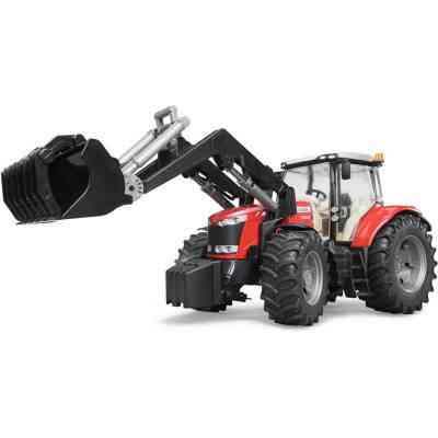 Спецтехника Bruder Massey Ferguson 7624 с передним погрузчиком 1:16 (03047) Винница