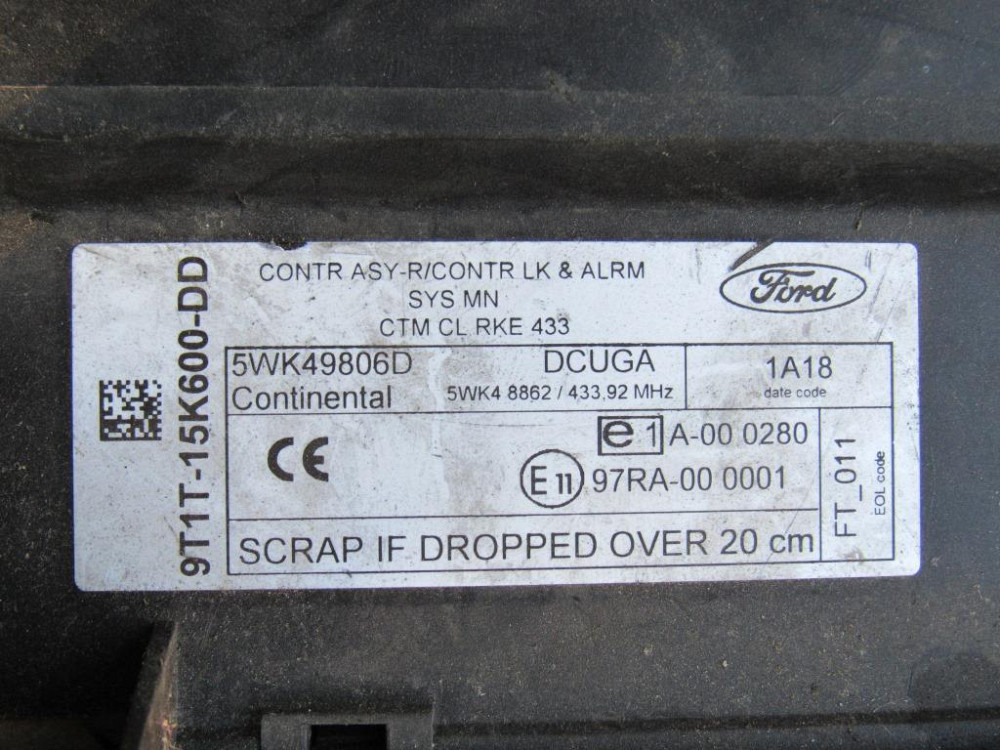 Блок комфорта Ford Connect 2002-2013 (9T1T-15K600-DD) Ковель - изображение 3