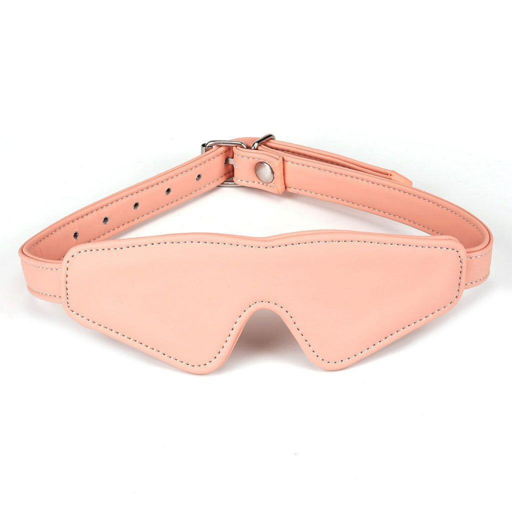 Маска на очі Liebe Seele Dark Candy Pink Blindfold, щільне прилягання, регульована Sex Aura Київ - фото 1