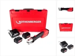 Rothenberger ROMAX 4000 Basic Set zaciskarka Акумуляторна 18V 34kN + 2x Акумулятор 4,0Ah ładowarka Валіза Київ - фото 1