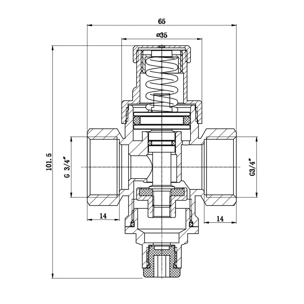 Редуктор Thermo Alliance Standart 3/4" SF241W20 Київ - фото 7