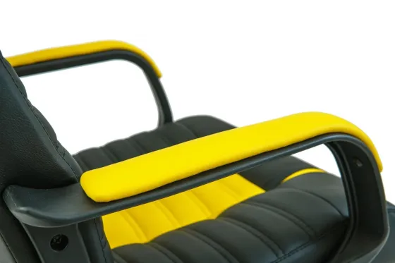 Офісне Крісло Керівника Richman Atlant Madrit 9100-Fly 2240 Підлокітник Річ Пластік М1 Tilt Жовто-чорний Київ