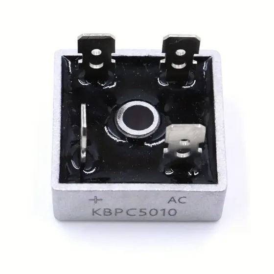 Мост однополюсный диодный KBPC5010, 50 А, 1000 В в металлическом корпусе Киев