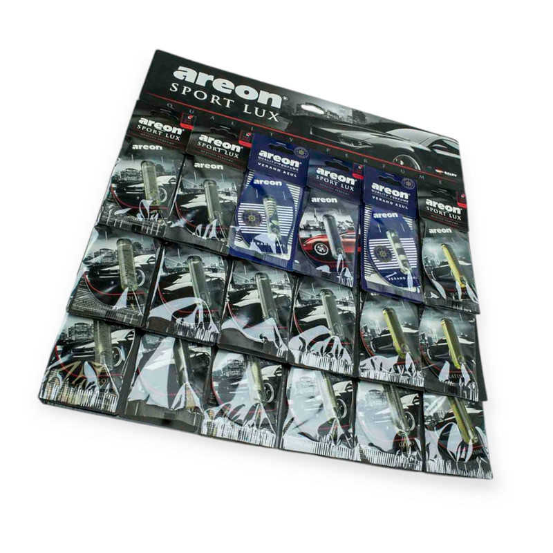 Ароматизатор на зеркало жидкий 5мл areon sport lux mix (планшет 18шт) Мукачево - изображение 1