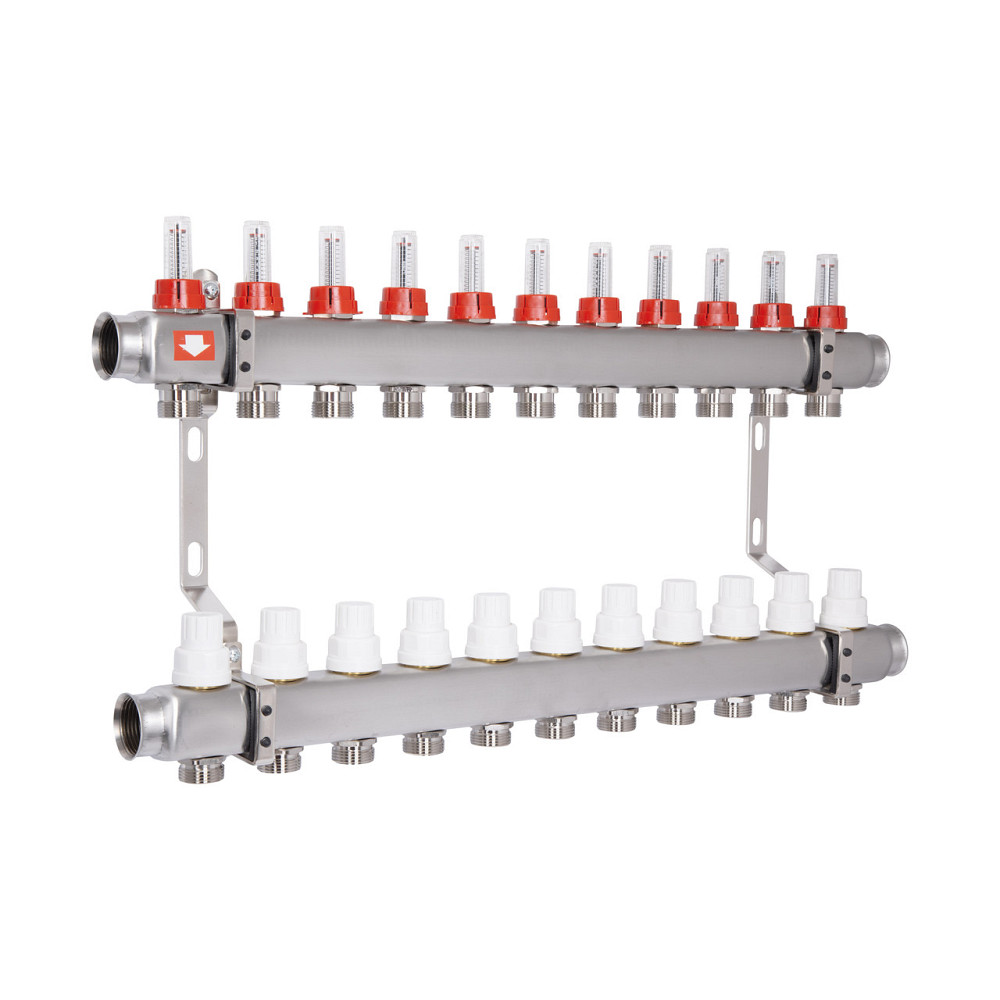 Колектор із витратомірами Thermo Alliance Standart 1" 11 виходів SD00411 Київ - фото 3
