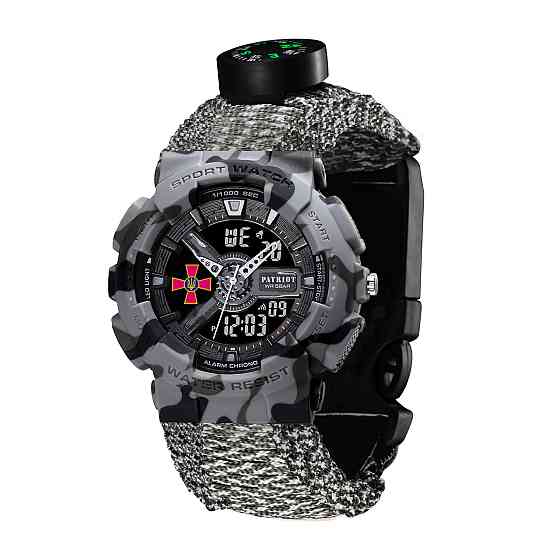 Patriot 005CMGYSU ЗСУ Сірий камуфляж Паракордовий ремінець ACU + Коробка. SBR Київ