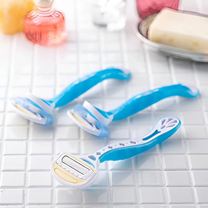 Бритва для женщин AQUAFIT (2+1 в упаковке) Kai razor Винница - изображение 3