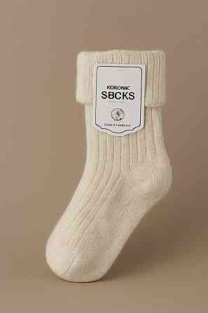 Вовняні жіночі шкарпетки з закотом КОРОНА. Набір із 5 шт. Корона Ангора. Розмір 36-41 Київ