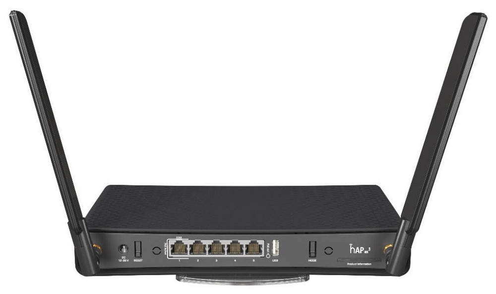 Бездротовий маршрутизатор MikroTik hAP AX3 (C53UiG+5HPaxD2HPaxD) Black Харків - фото 3