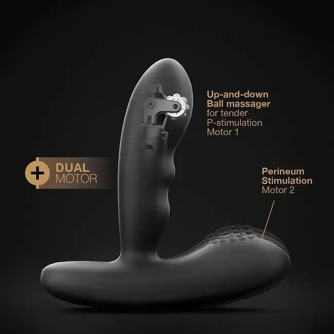 Масажери простати Dorcel P-Stroker з пультом ДК, підігрівом і прицільним масажем, два мотори Львів - фото 5