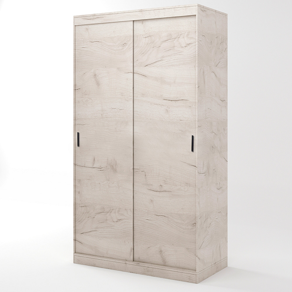 Шкаф-купе Эверест Соната 1400 двухдверный 140х60х217 дуб крафт белый (DTM-2731) Львов - изображение 2