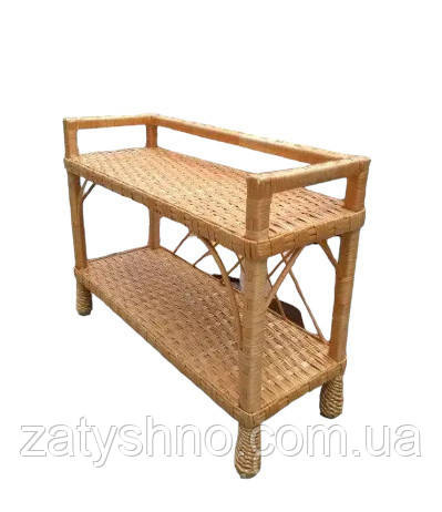 Полка плетеная для обуви из лозы Киев - изображение 2