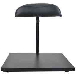 Педикюрная подставка с черной полочкой, черный металл Киев