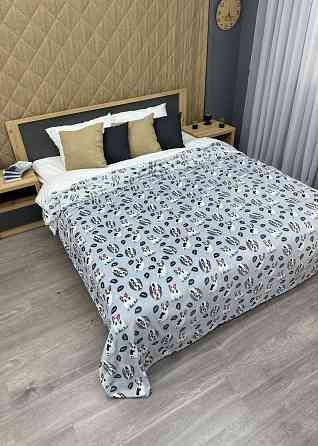 Плед-покривало Decorator WellSoft WOOF 200х205 см з принтом "Песики" (87-195) Київ