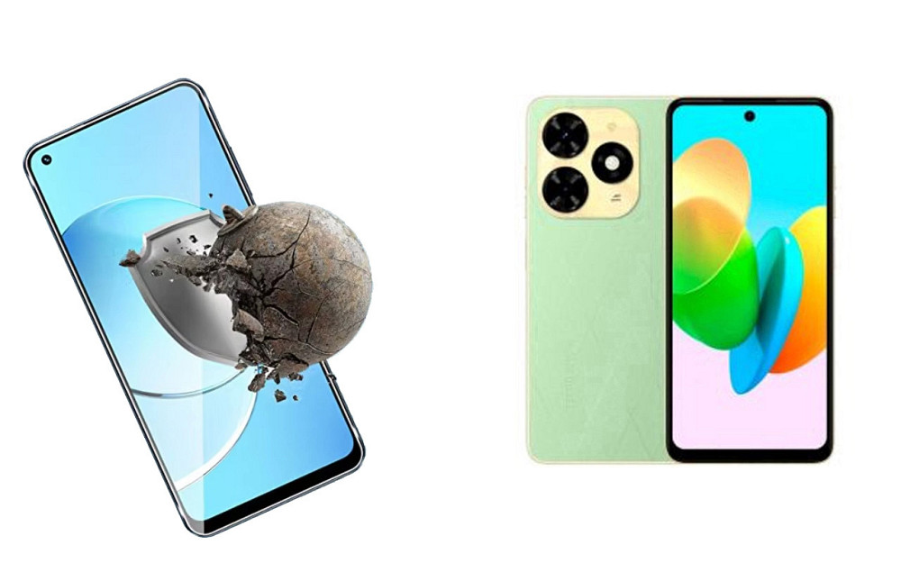Захисне скло DefenzoGlass для Tecno Spark 20, Spark 20c, Spark 20 Pro, Spark 20 Pro+ – подвійна міцність Київ - фото 3