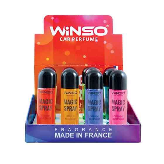Ароматизатор Winso Magic Spray MIX №1, 30мл, 12шт набор Львов
