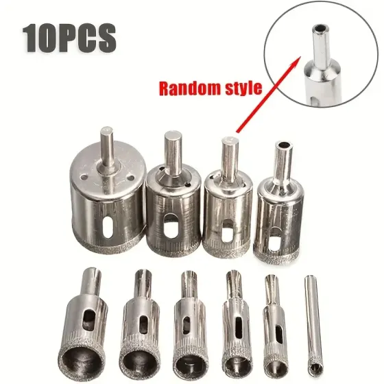 Набір алмазних коронок для скла та кераміки 15 шт Київ