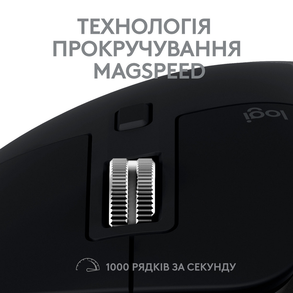 Миша Bluetooth Logitech MX Master 3S для Mac Space Grey (910-006571) Миша Харків - фото 1