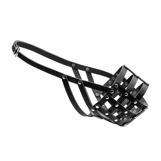 Намордник м'який "CoLLaR" №5 (кавказька вівчарка, московська сторожова, ньюфаундленд) чорний Коломыя