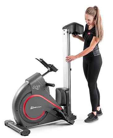 Гребний тренажер Hop-Sport HS-095R Spike сірий Київ