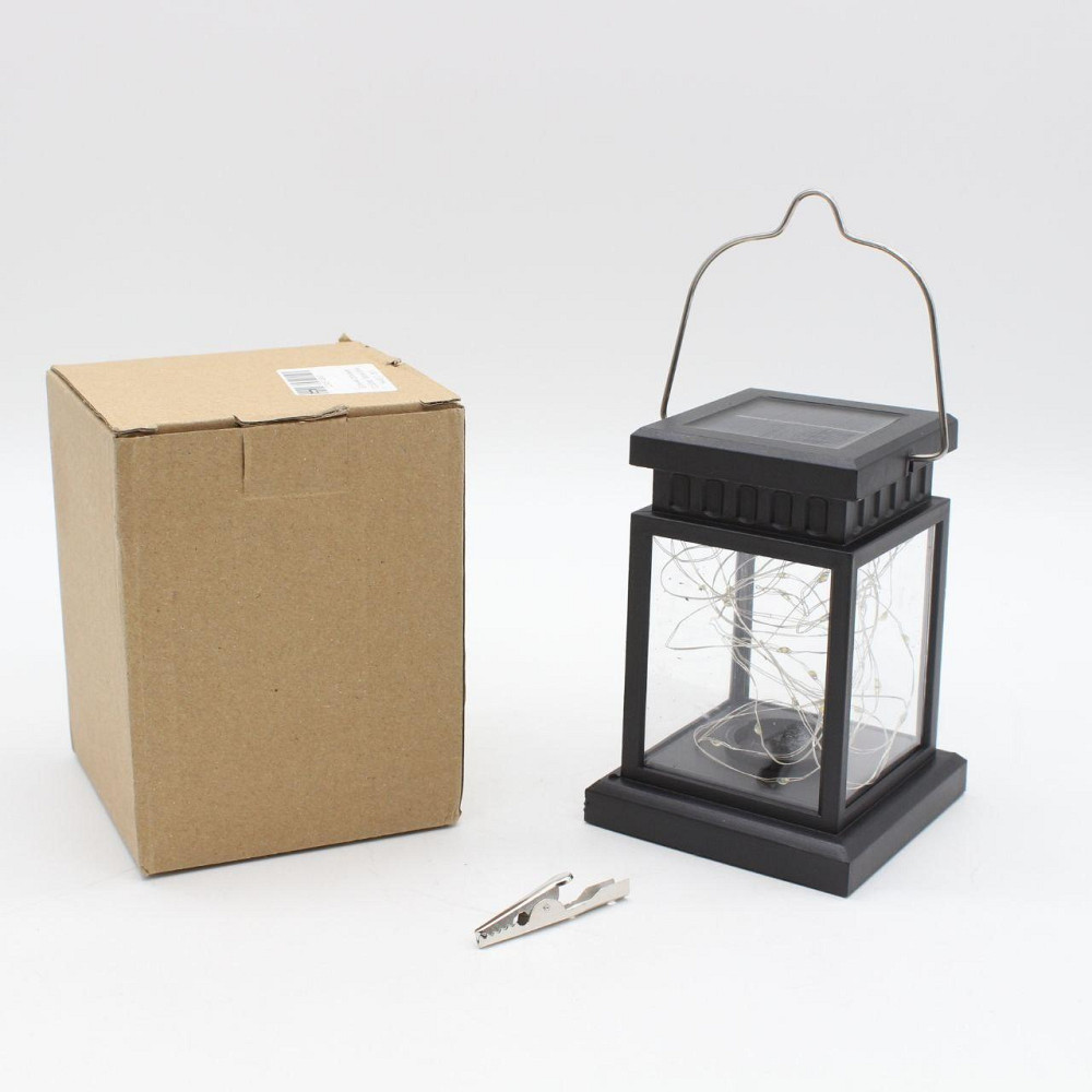 Вуличний світильник на сонячній батареї 12,5х9см, Теплий білий / Садовий ліхтар підвісний / Ліхтар для саду Київ - фото 10